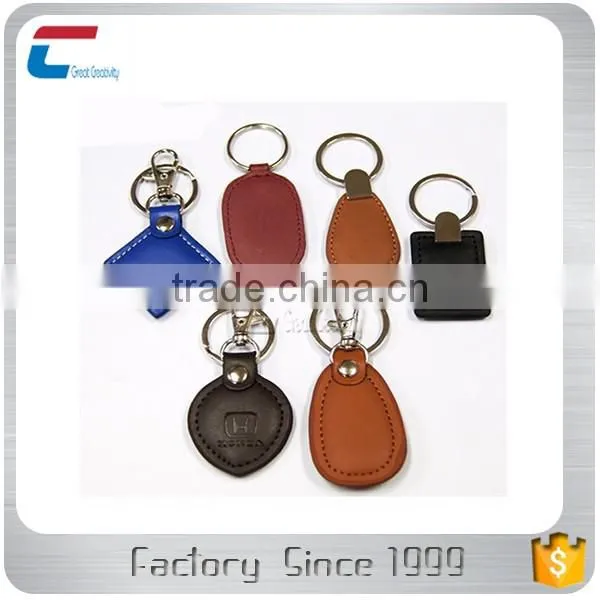 China manufacturer custom design contactless writable RFID ABS Keychain Key Fob with rings