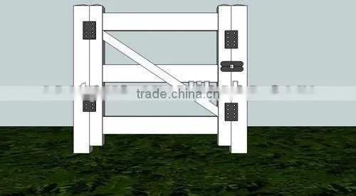 5"x5"3 rails pvc horse fence