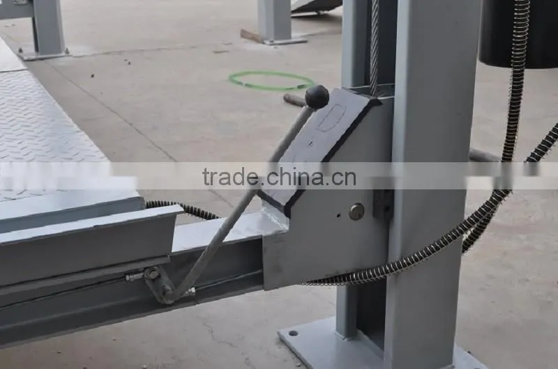 CE Approved Four Post Car Alignment Lift 4T Load