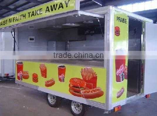 Catering Truck Trailer,catering trailer,food van trailer,small snack catering trailers