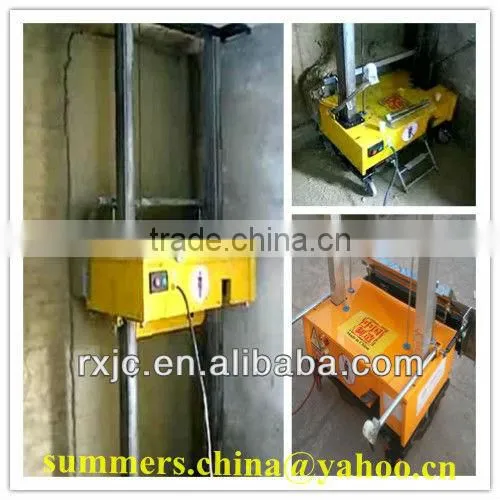 Automatic plastering machine for wall ,Automatic rendering machine for sale