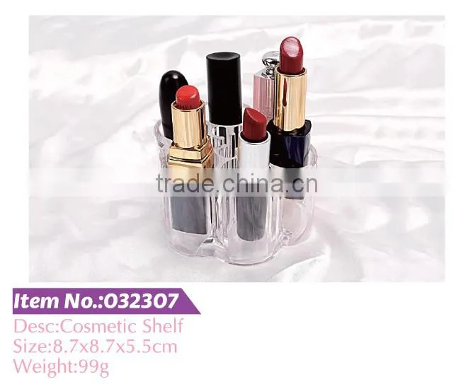 032307 PS Cosmetic Shelf ; Lipstic Shelf in Flower Shape