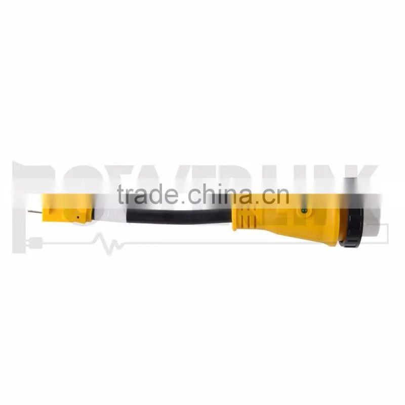 H60120 RV Electrical Adapter 15amp Male to 50amp Female Locking Electrical Adapter 12-inch