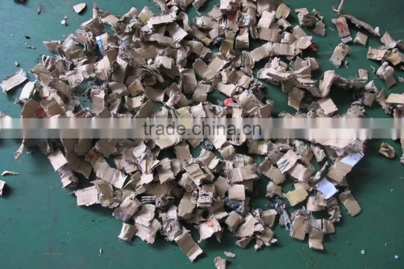 New double shaft cardboard mini shredder recycling machine