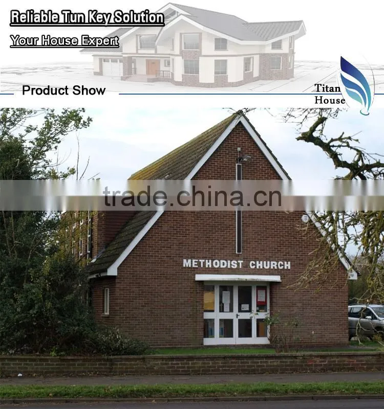 Light Steel Structure Cube Church Building Of Quality