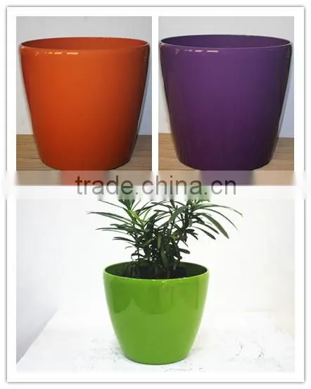 small decorative plastic plant pots indoor, flower pots