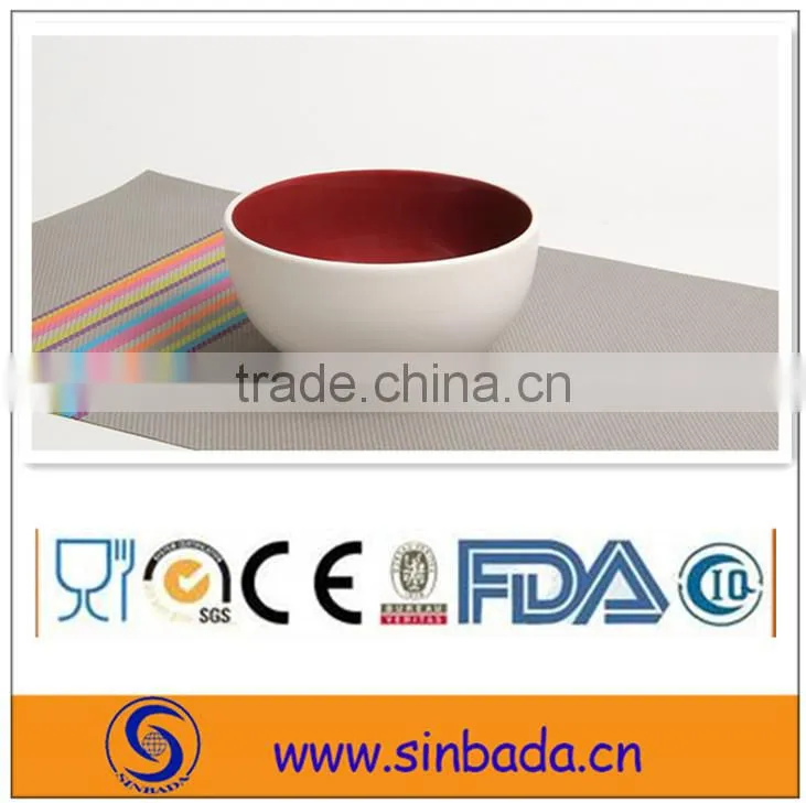 glazed color ceramic bowls