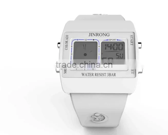 Dual Display Wrist Watch For Men, Fashion High Quality Men's Watch, Men Watch With LED Backlight/ Alarm Clock