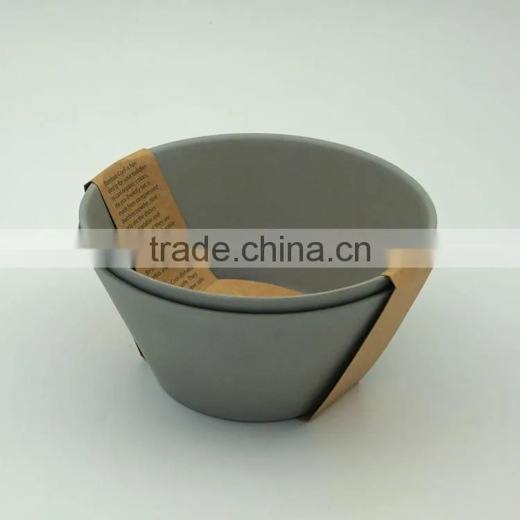 china factory supply Eco-friendly Bamboo Fiber Home Meal Bowl, bio bamboo bowls for serving food,