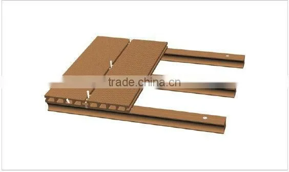 Engineered wood plastic composite floor wpc joist