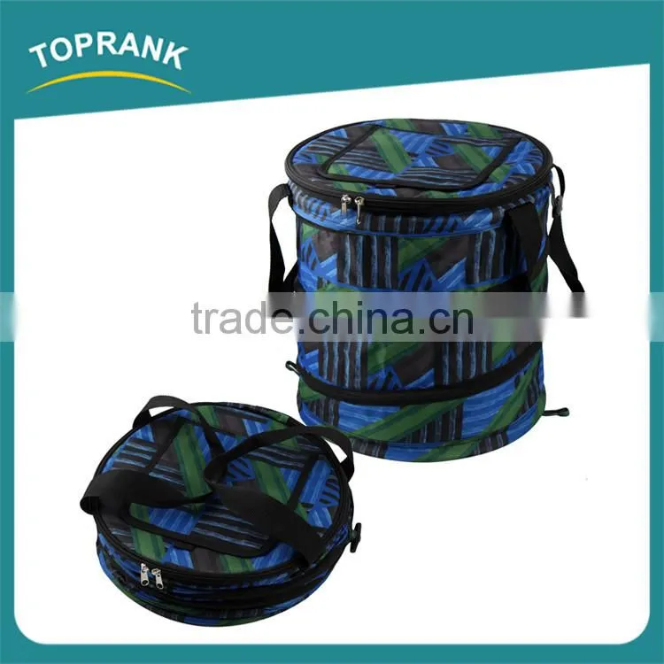 Promotional insulated collapsible soft foam round pop up party cooler