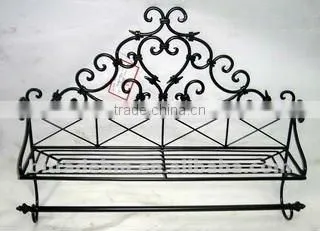 metal 3 tires standing towel rack