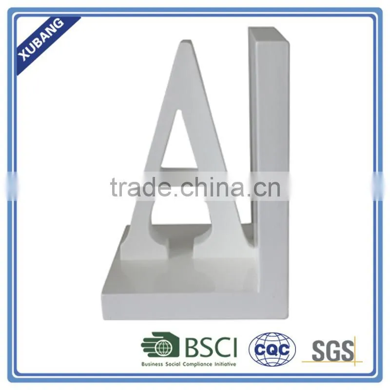 New Design Poly Resin A,Z Letter Bookend Figurine
