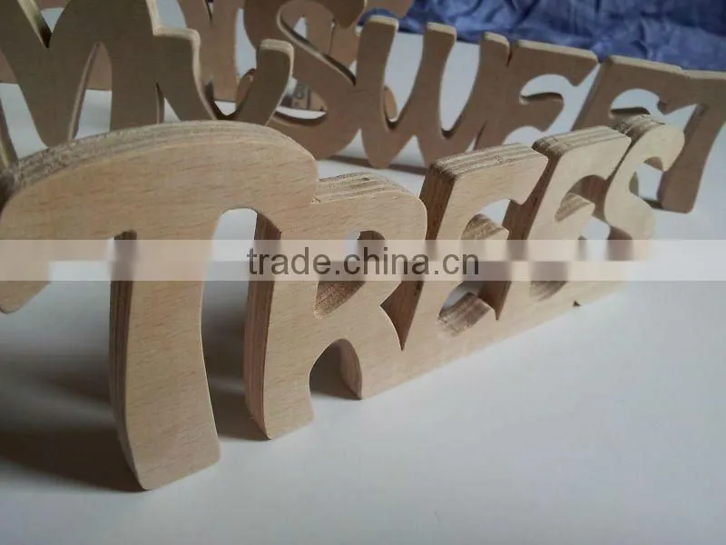 "home"decorative wooden alphabet letters for sale