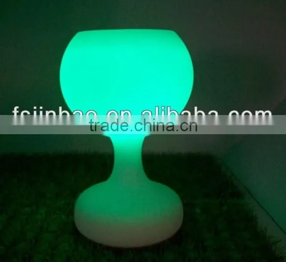 RGB rechargeable LLDPE color-changing led decorative table lamp