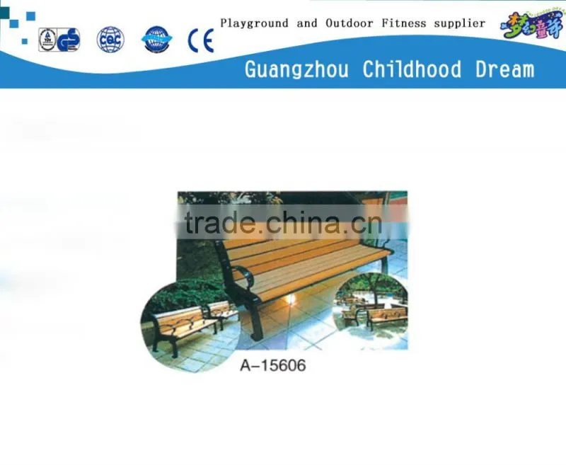 (A-15606) Cheap outdoor bench, wood garden bench, wooden long bench chair