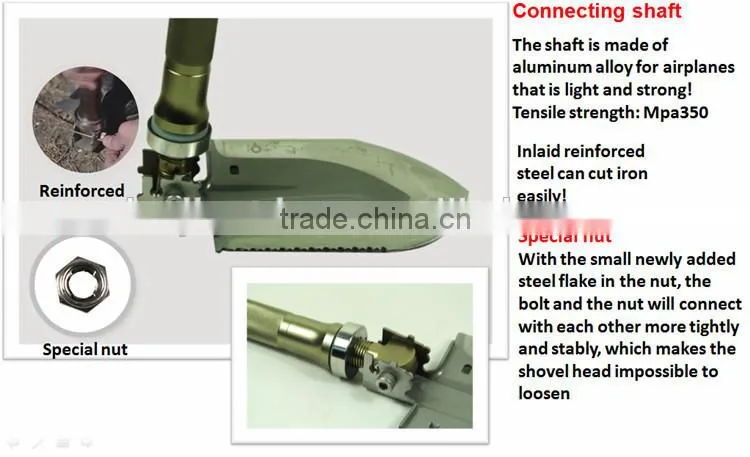Outdoor Camping Tool Multifunction Camping shovel Camping Spade