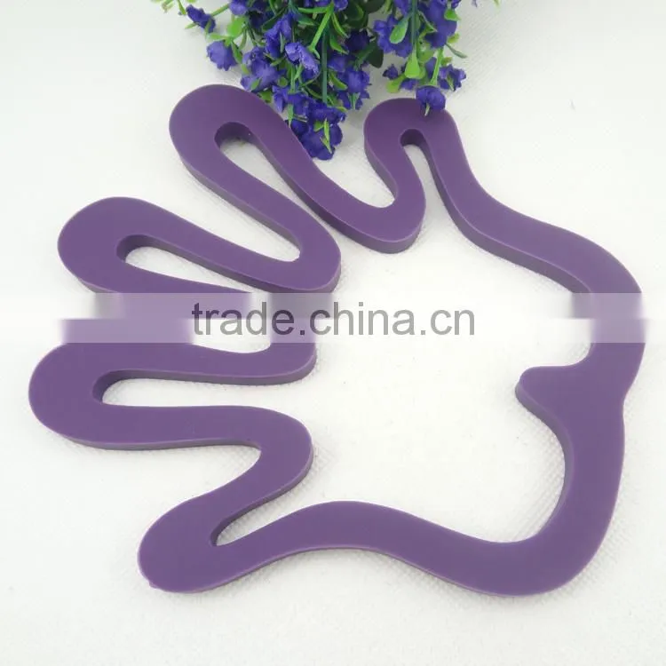 Colorful palm shape silicone rubber kithchenware goods cooking pot mats cup pads
