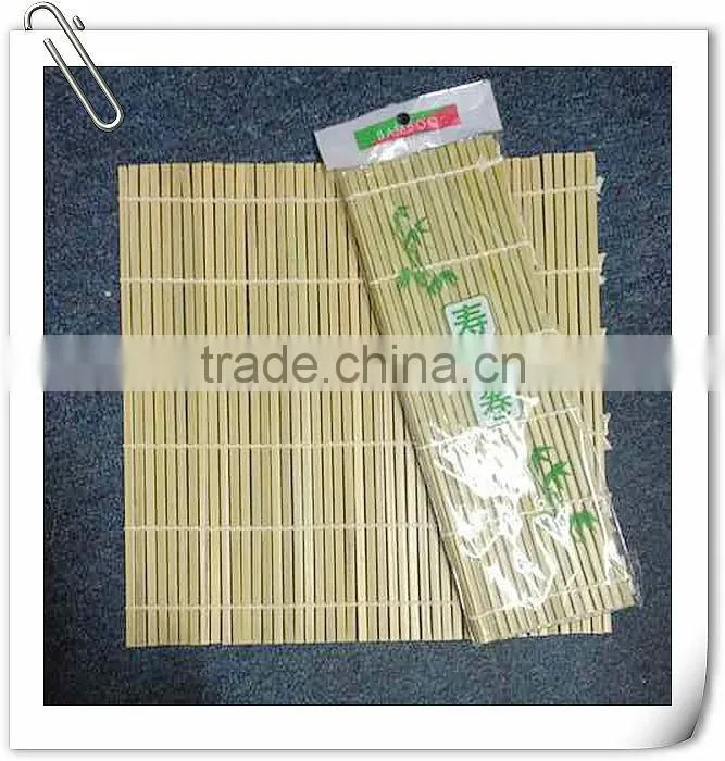 Green skin bamboo sushi rolling mats