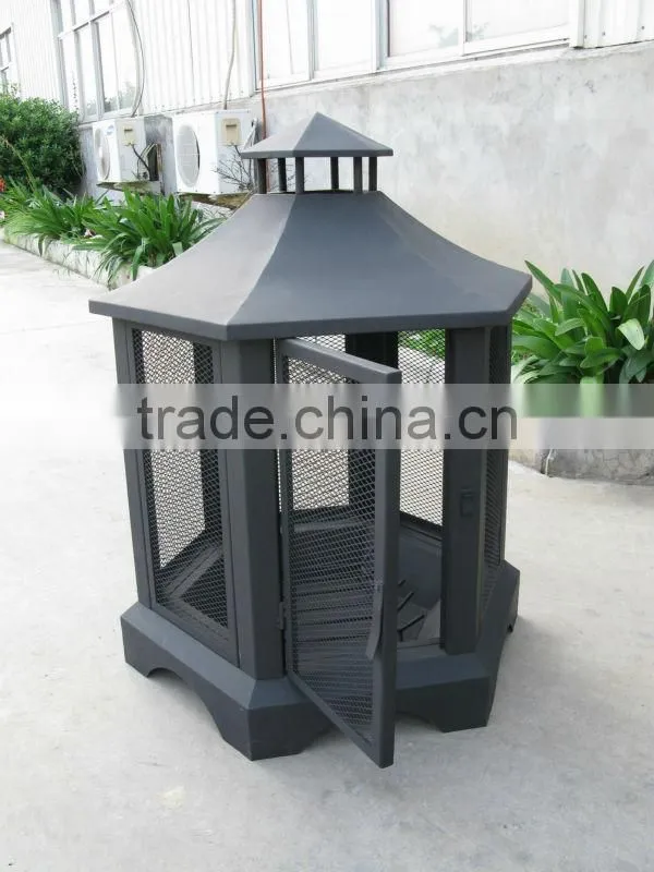 Outdoor Patio Wood Burning Metal Firepit
