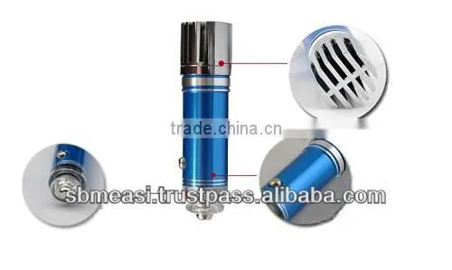 Power Portable Car Ionizer Air Purifier with 3.8M Negative Ions Concentrations with Gift Box