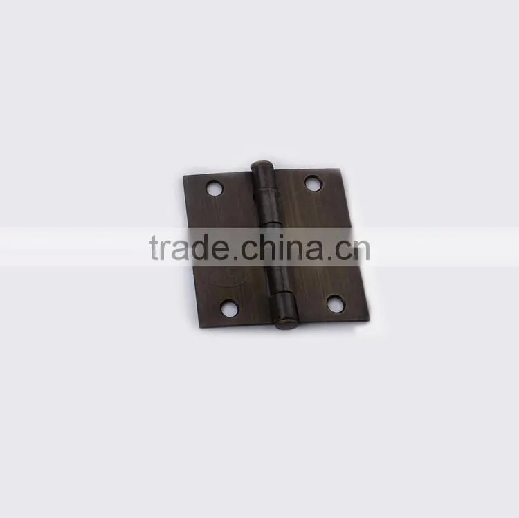 Satin Nickel 6 Holes Door hinge with 1/4" radio Corner