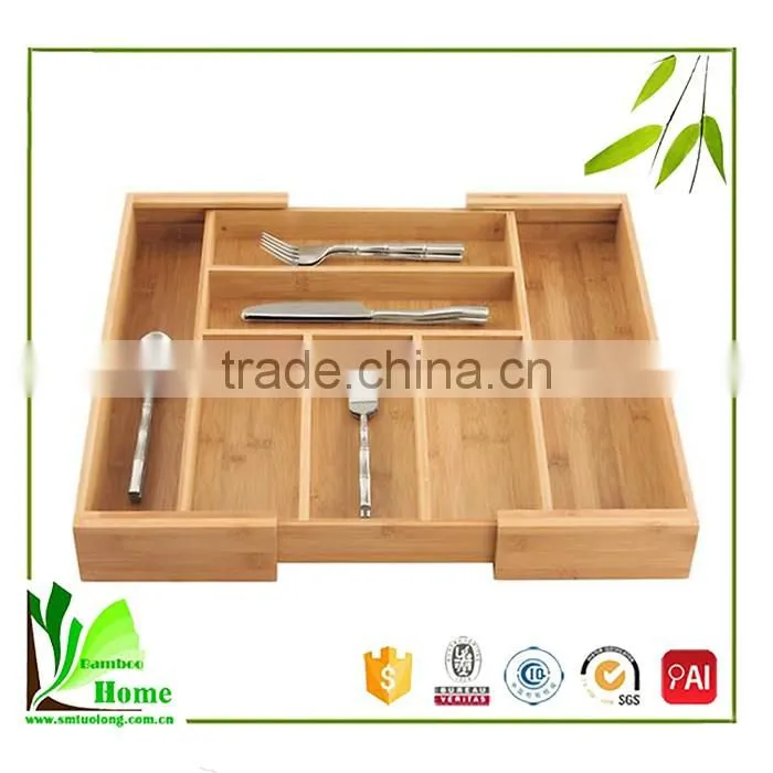 Customized high quality wooden cutlery tray