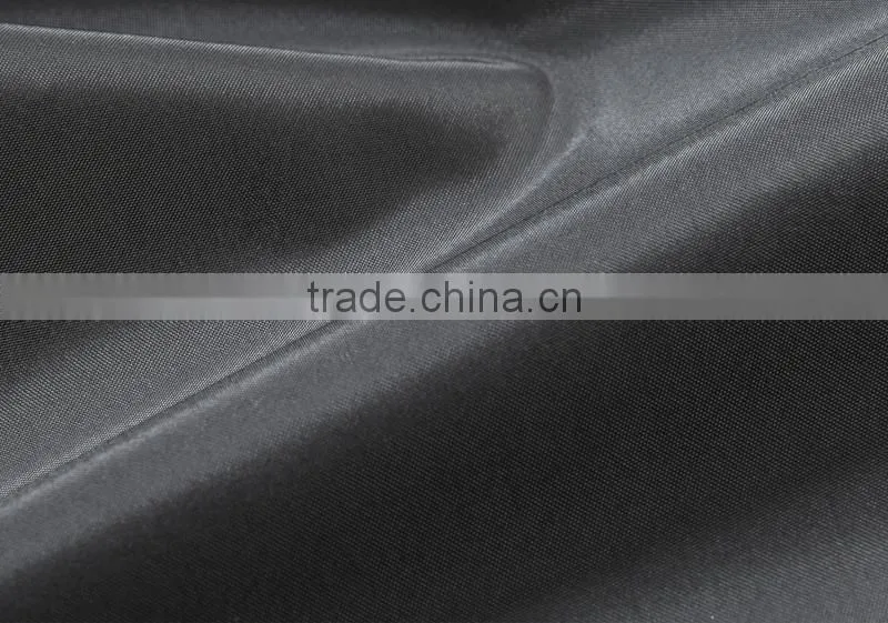 Manufacturer From Jiangxi Men's Waterproof Jacket Black Color Open Fly with Zipper 100% Polyester AC Coated With 1x1 Rib