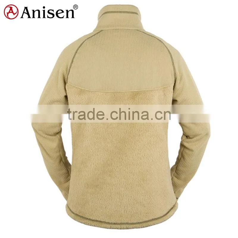 outdoor explorer warm keeper mens camel fleece jacket