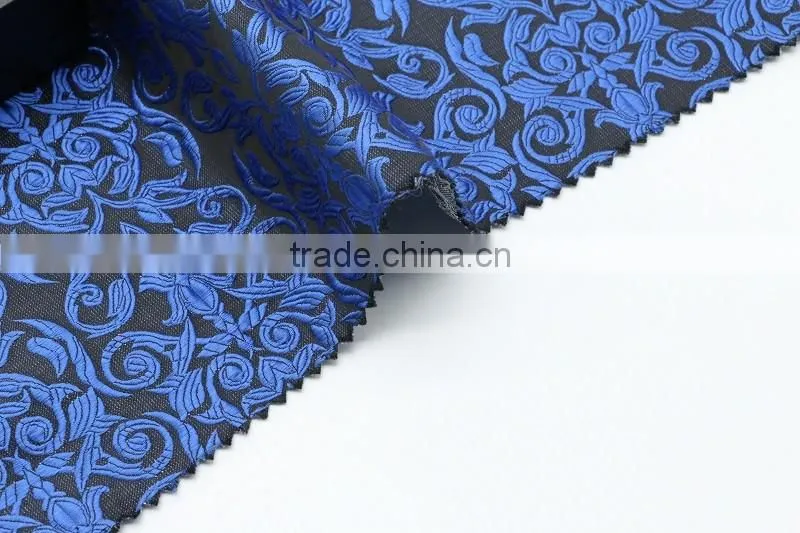 woven polyester spandex jacquard suit fabric