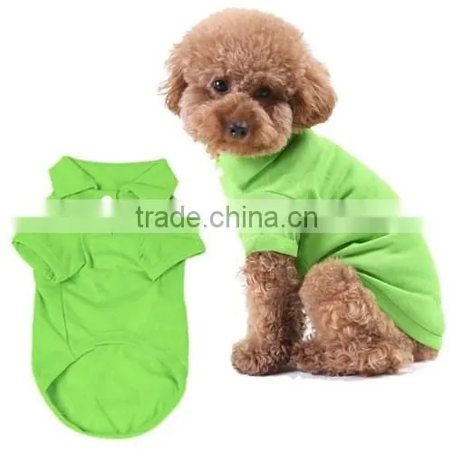 blank Pet Puppy Summer Shirt Pet Clothes T Shirt