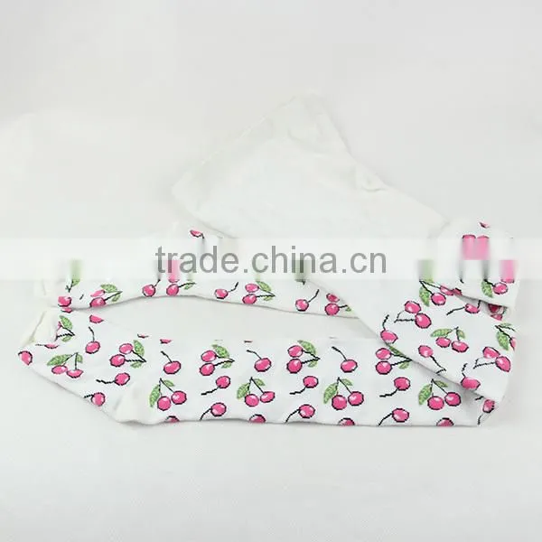 Fashion korea girls pantyhose with cherry