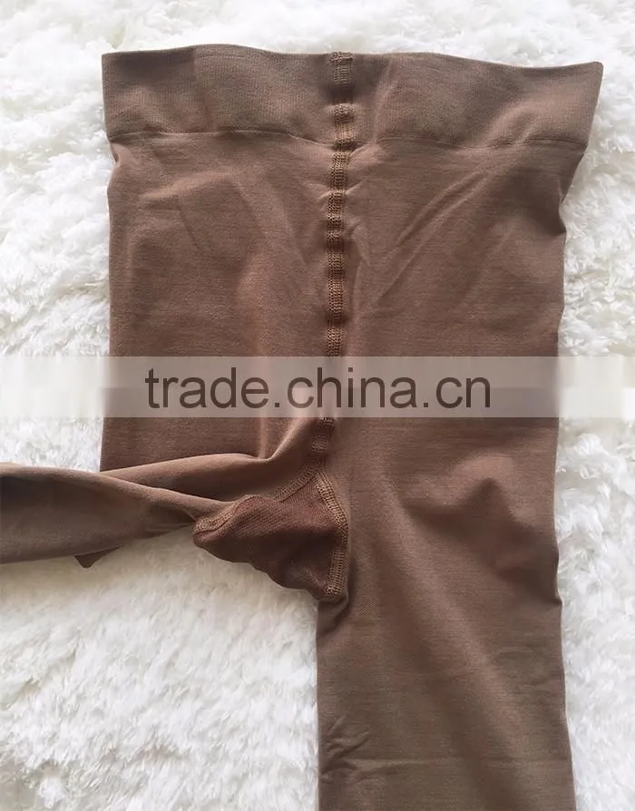 Latest design high end quality 40D velvet lady tights with cotton-lined gusset