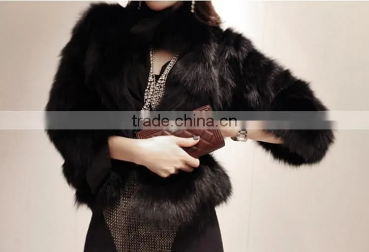 Faux fur coat fur vest autumn new arrival sweater vest short design women's big size
