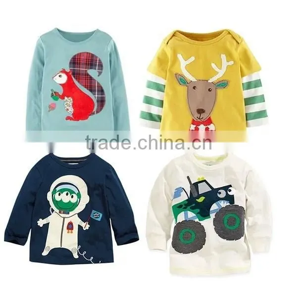 Custom Design Sublimation Cartoon Kids Wholesale Crewneck Sweatshirts Lovely Bear Print Baby Boy