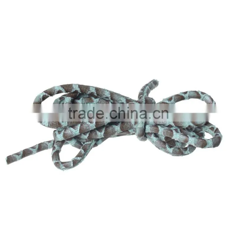 Wholesale Light Green Polyurethane Leather Jewelry Flat Thread Cord