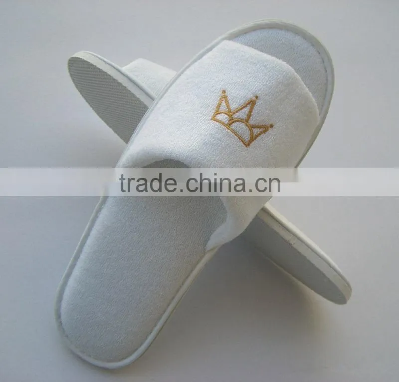Direct Factory Wholesale bedroom slippers high quality cotton terry towel