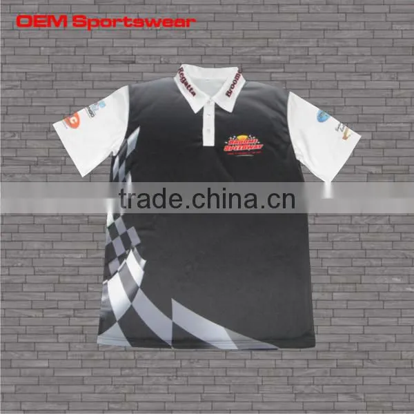 Digital printing plus size motocross shirts
