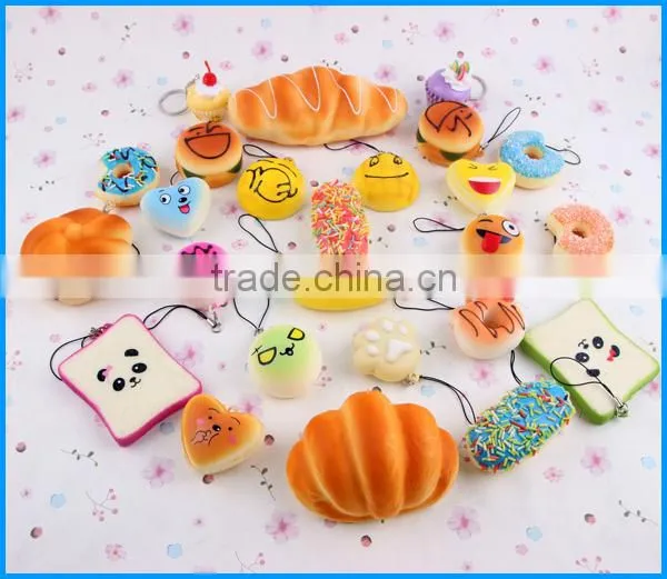 High quality squishy Kawaii toys 10pcs/set PU Soft slow rising squishy