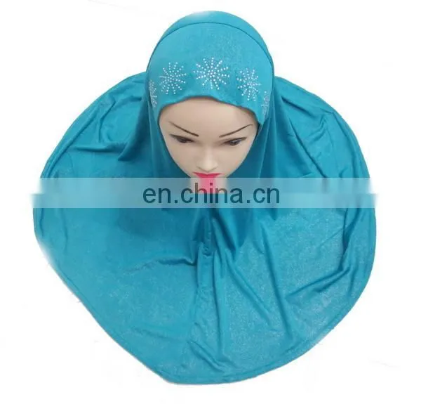 Hijabs Islamic Scarf Shemagh Fashion Scarf In Blue