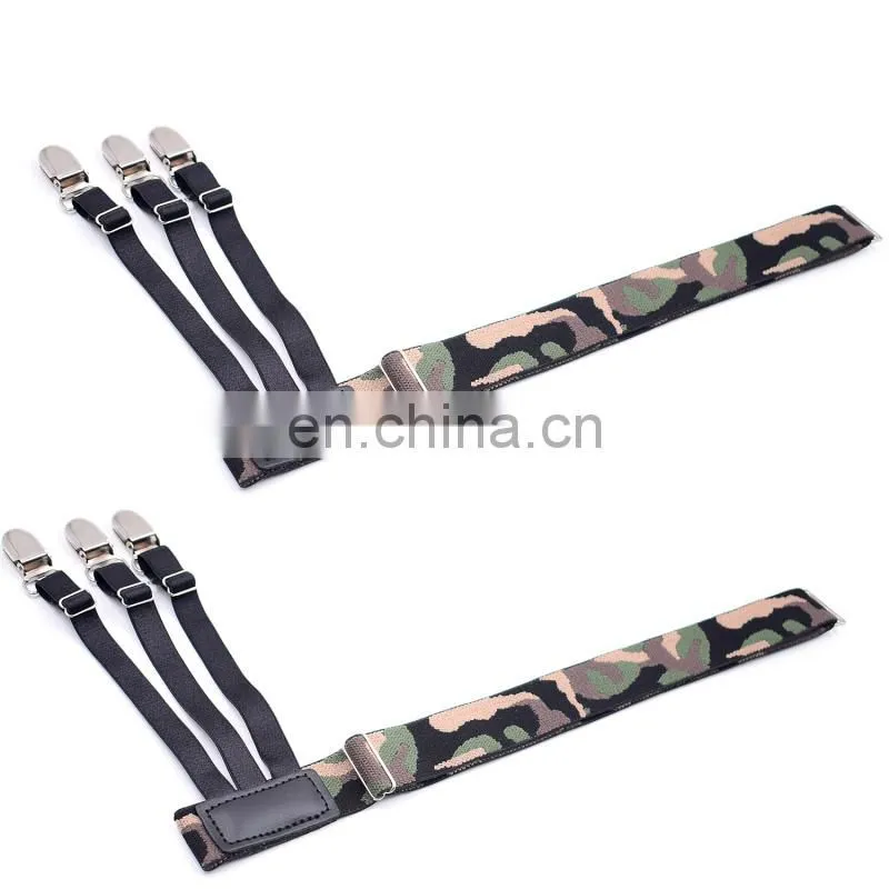 Newline design mens fashion adjustable shirt stays shirt garters