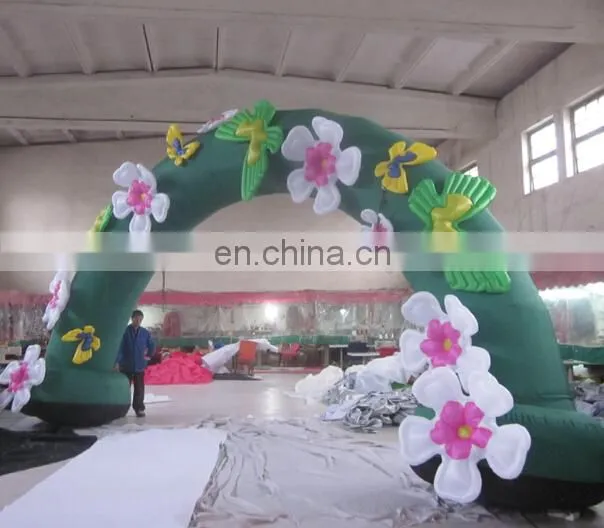 customize inflatable tiger head arch for advertising
