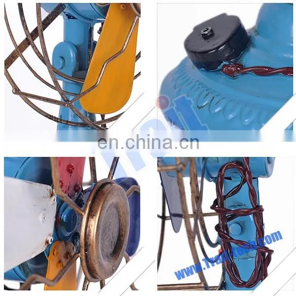 High Quality Retro Colorized Fan Handicraft Articles Vintage Fan Props European-style Craft Fan