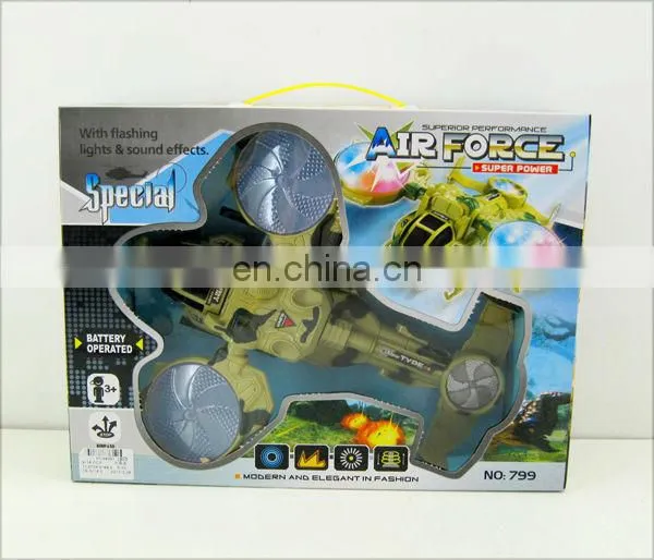 New type super power gyrodine with flashing lights and sound effects toy plane HC94305