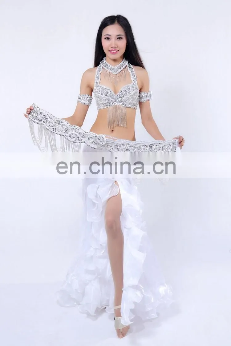 Beading tassel sequins sexy austrial bellydance costumes