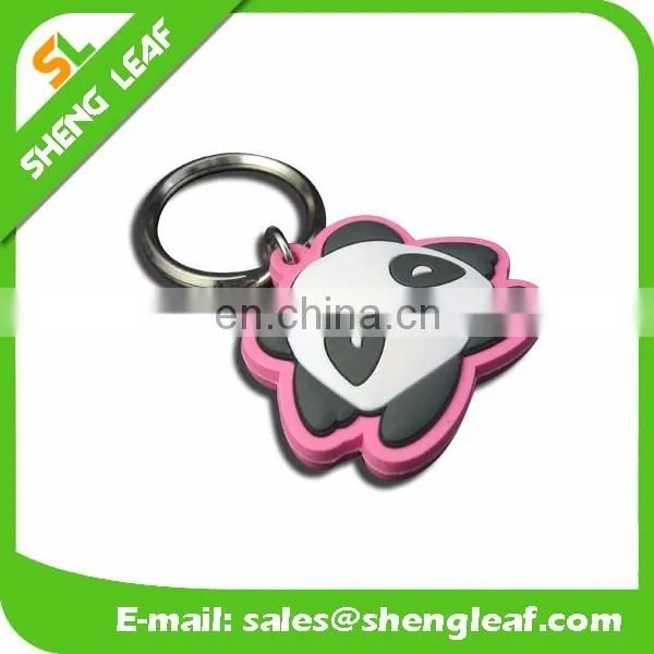 2016 new fashion cute soft pvc rubber keychain