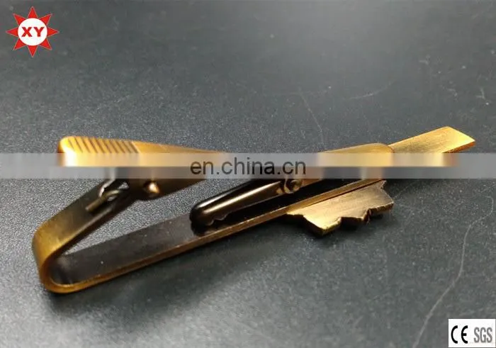 China supplier custom wholesale metal tie bar for gifts