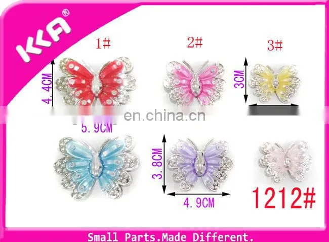 Mixed colours Plastic Shoe Flower