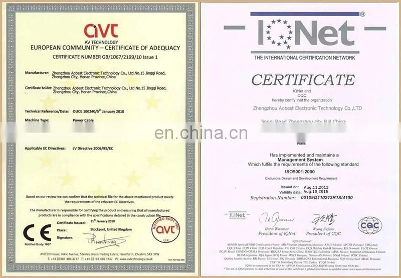33kv rubber insulation mine power cable electric wire