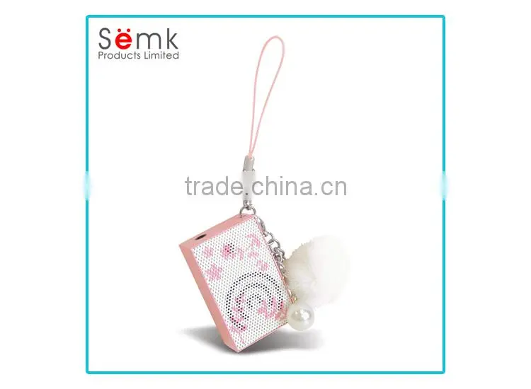 Semk desin music portable mini mobile phone speaker